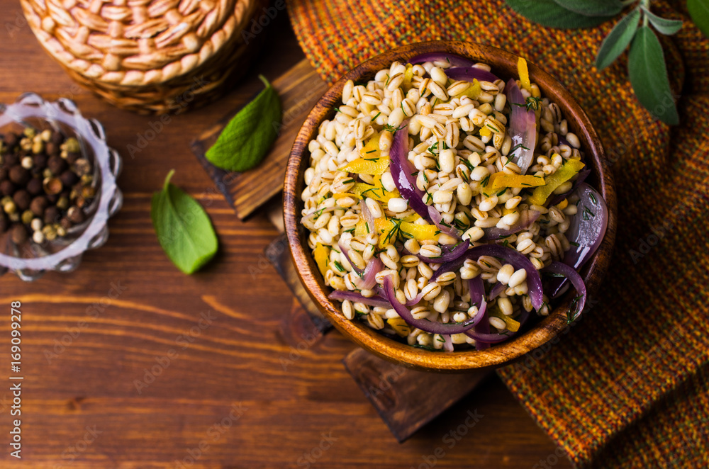 Boiled pearl barley Boiled pearl barley