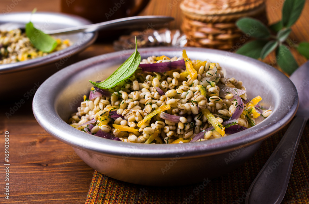 Boiled pearl barley Boiled pearl barley