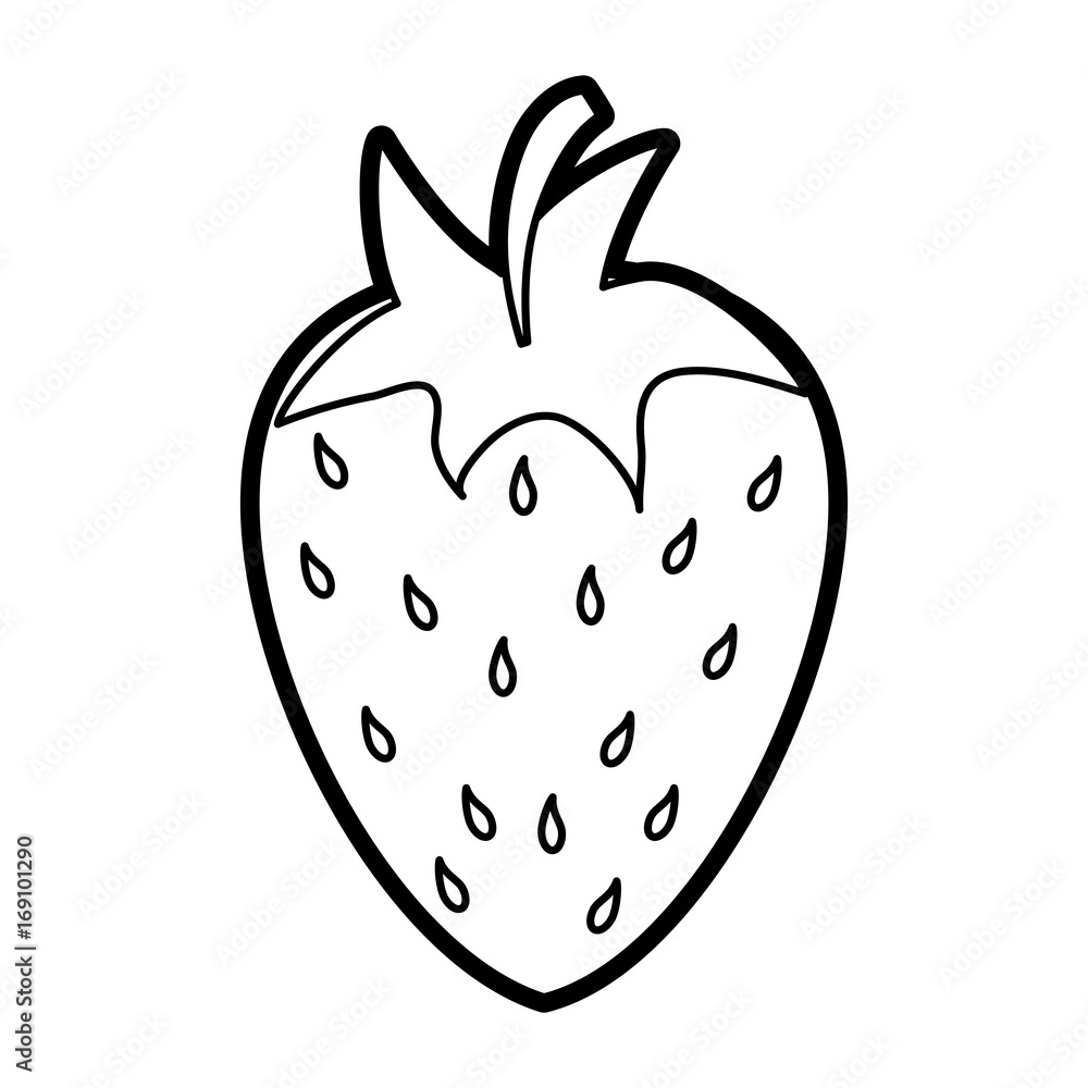 Strawberry sweet fruit illustration vector icon design graphic paint Strawberry sweet fruit illustration vector icon design graphic paint