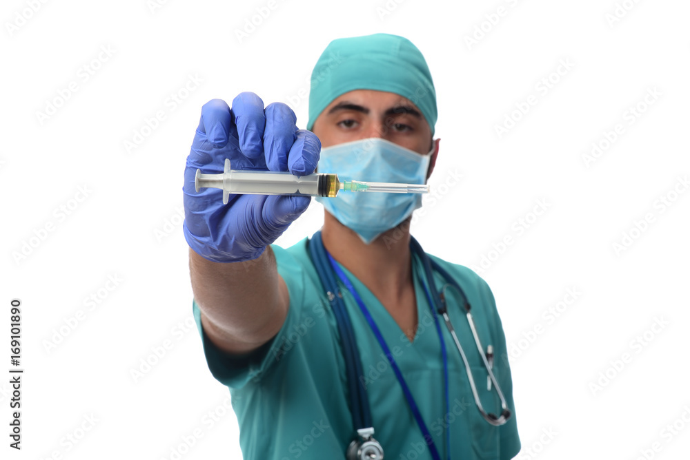 science, chemistry, biology, medicine and people concept - young male doctor science, chemistry, biology, medicine and people concept - young male doctor
