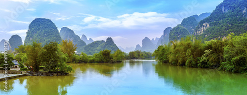 Fotografia, Obraz Guilin Yangshuo beautiful natural scenery