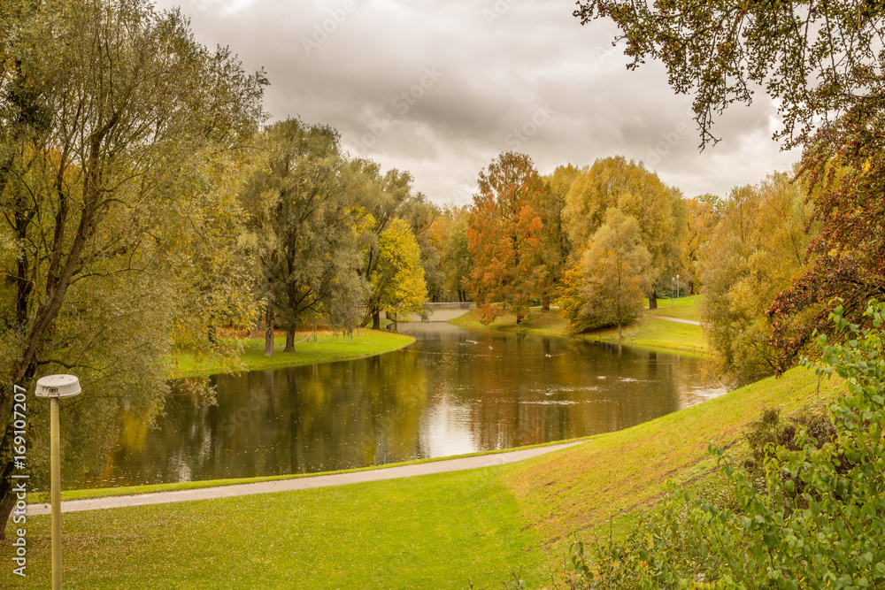 Landscape with Green Trees and Grass just before the Autumn Landscape with Green Trees and Grass just before the Autumn