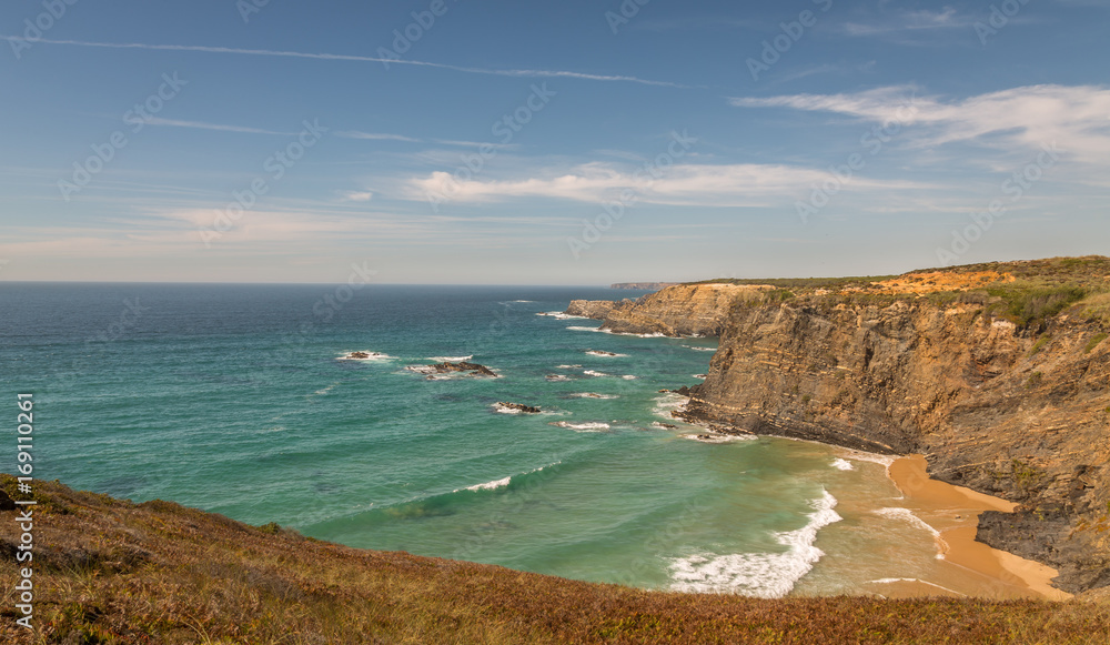 Coastline Rocky Landscape Exposure done in the South Coast of Portugal Coastline Rocky Landscape Exposure done in the South Coast of Portugal