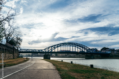 calm morning on Wisla river