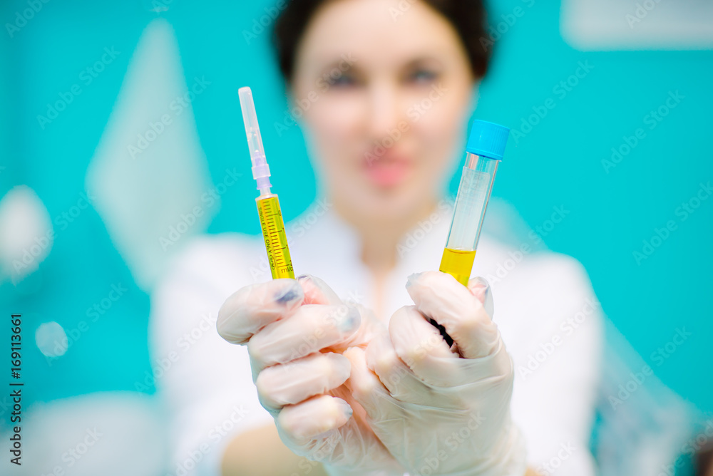 Doctor syringe test tube Doctor syringe test tube