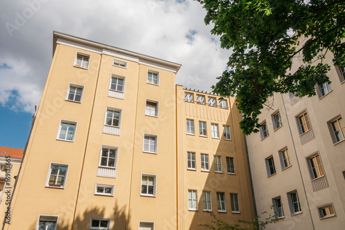 Wallpaper Mural big orange and yellow buildings at berlin Torontodigital.ca