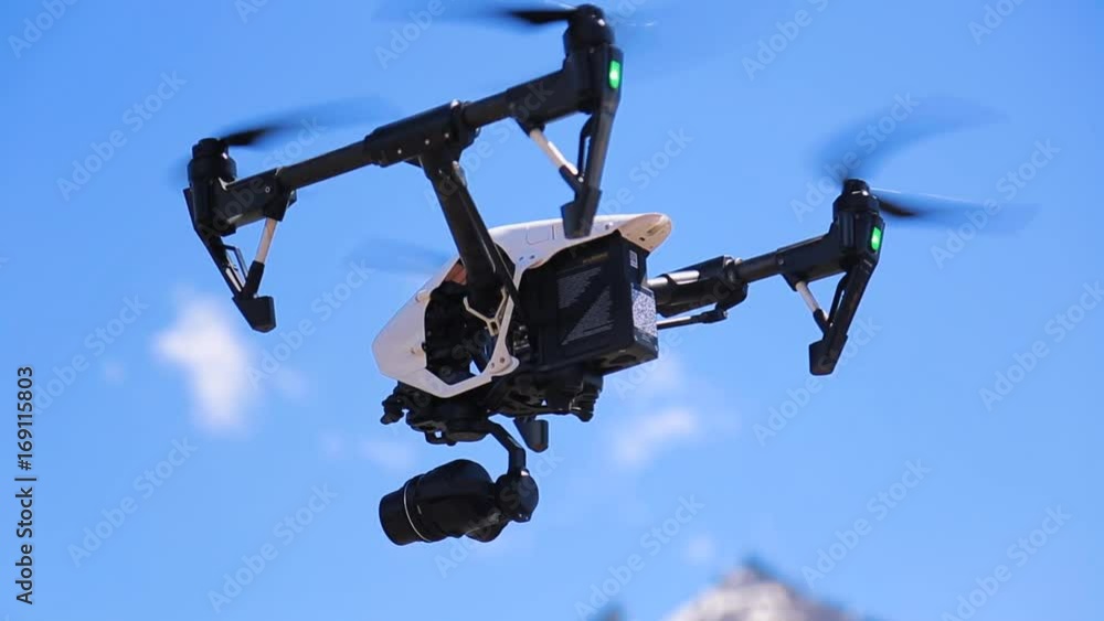 quadcopter with camera in the sky quadcopter with camera in the sky