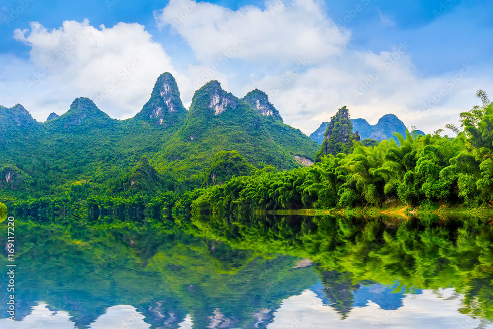 Guilin Lijiang beautiful natural scenery Guilin Lijiang beautiful natural scenery