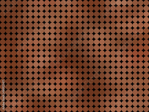 Gradient low poly circle style vector mosaic background