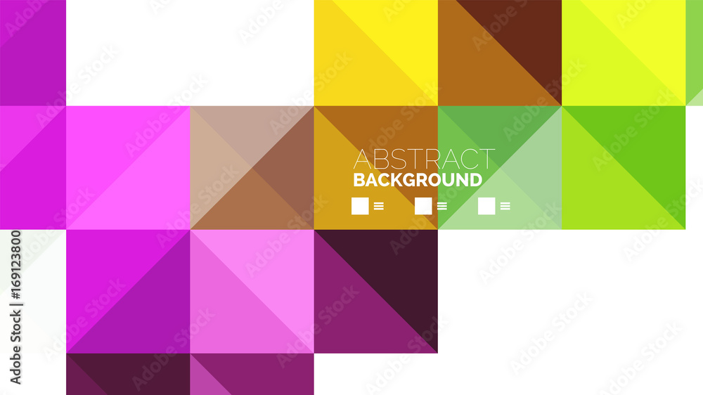 Modern geometric presentation background