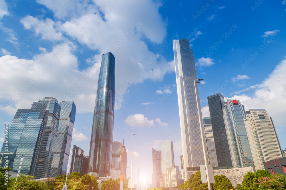 Guangzhou architectural scenery and urban skyline Guangzhou architectural scenery and urban skyline