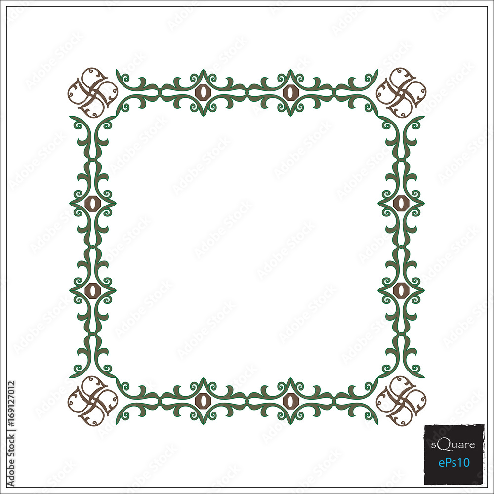 Vector design square elements for template. Frame of square for website or business template. Grunge square background. Vector design square elements for template. Frame of square for website or business template. Grunge square background.