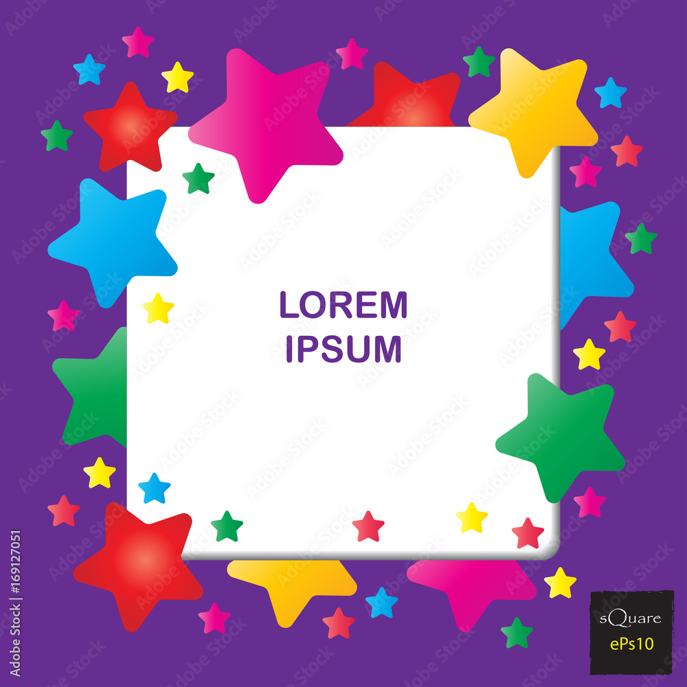 Vector design square elements for template. Frame of square for website or business template. Colorful square background. Vector design square elements for template. Frame of square for website or business template. Colorful square background.