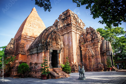 Картината върху платно the towers of Po Nagar near Nha Trang in Vietnam