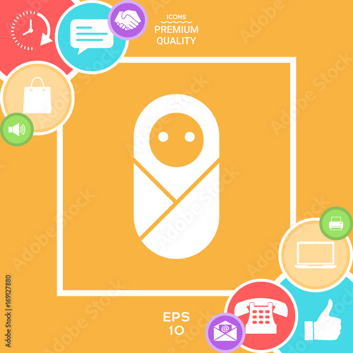 Infant, neonate, newborn icon