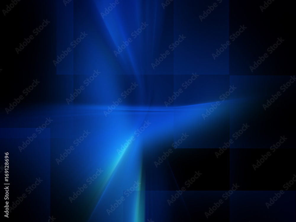 Blue glowing futuristic background
