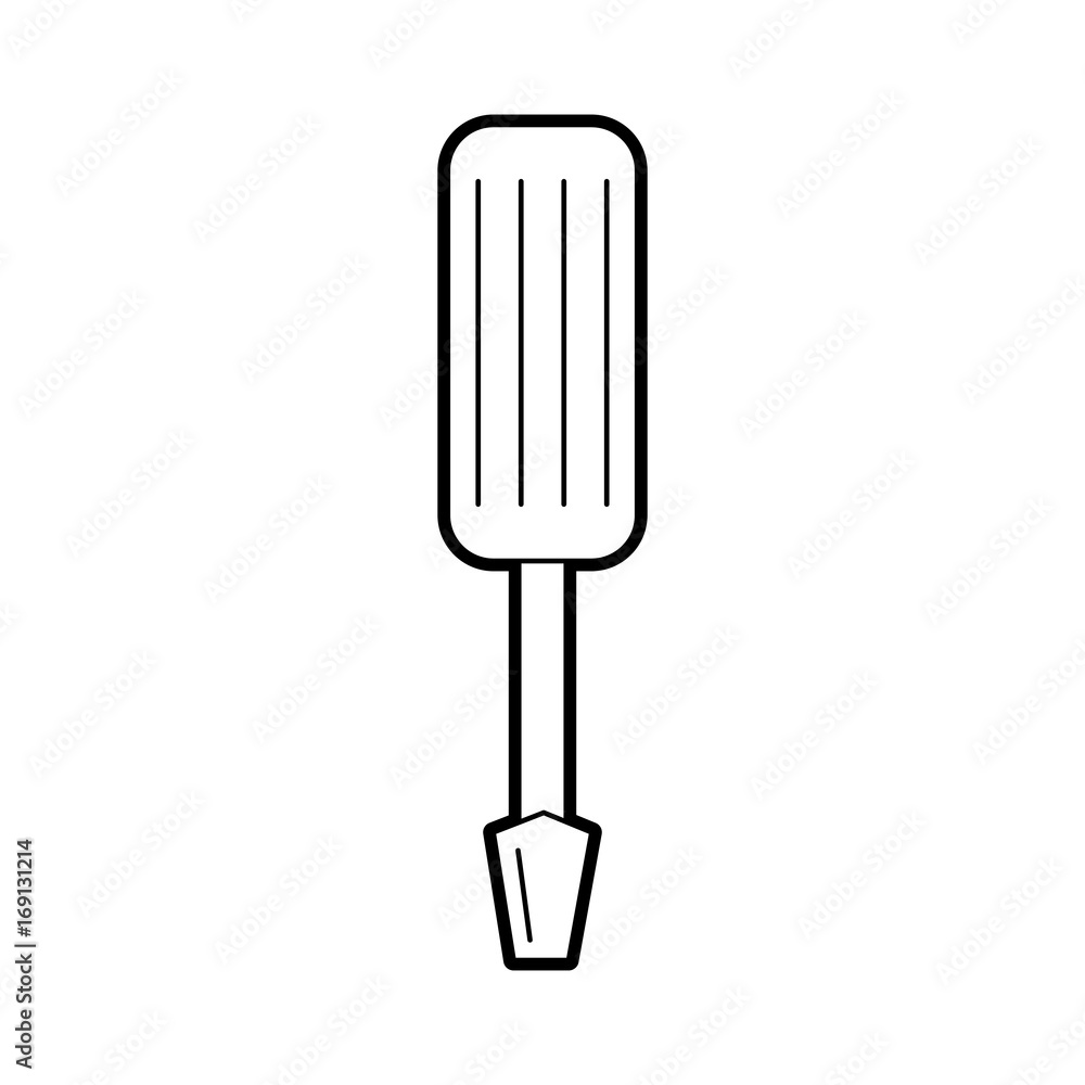 screwdriver tool isolated icon vector illustration design screwdriver tool isolated icon vector illustration design