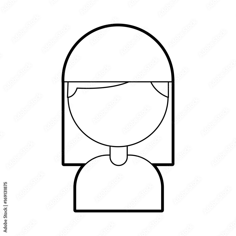 nurse avatar character icon vector illustration design