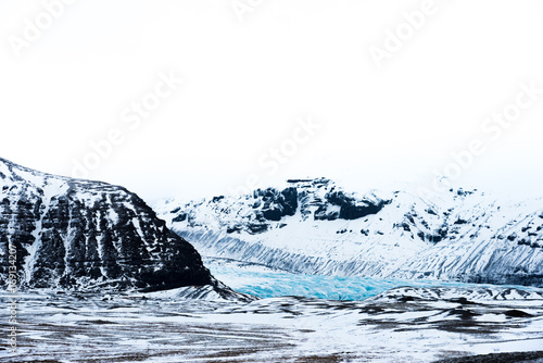 Wallpaper Mural Glaciers and mountain with high key lighting Torontodigital.ca