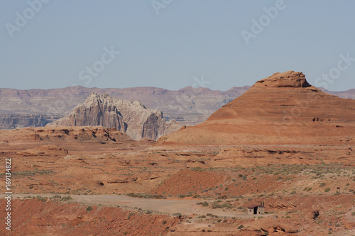 Red desert of Page  Arizona  USA.