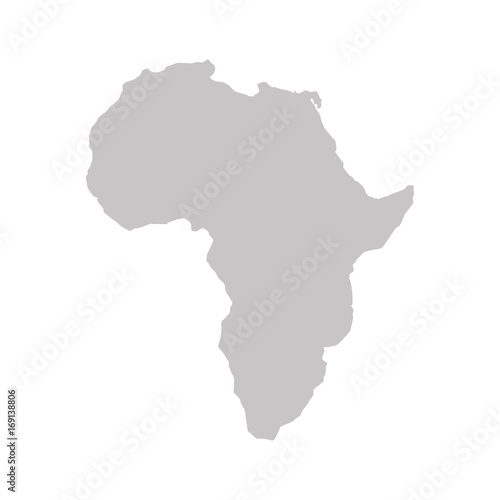 africa map isolated icon vector illustration design