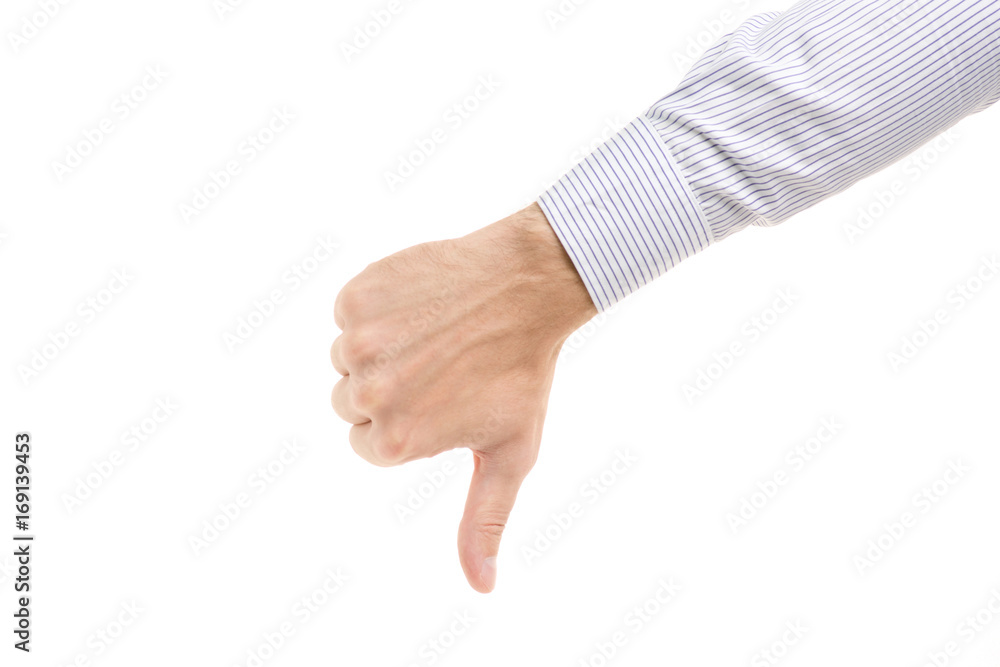 Man's hands finger down emotions Man's hands finger down emotions