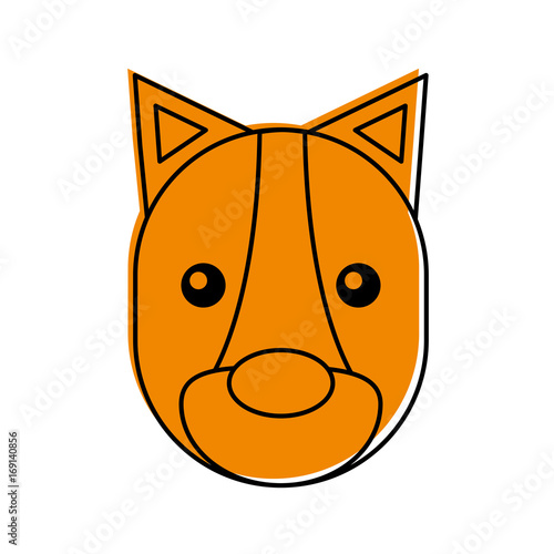 Wild lioness isolated icon vector illustration design