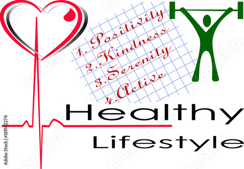 picture promoting a healthy lifestyle