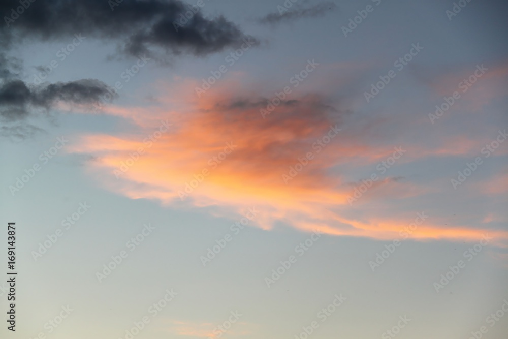 Beautiful view on summer sky with clouds Beautiful view on summer sky with clouds