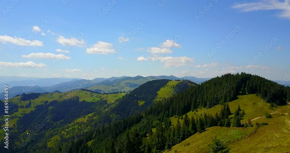 Aerial view of the mountains Carpathians, Eastern Europe, Ukraine Aerial view of the mountains Carpathians, Eastern Europe, Ukraine