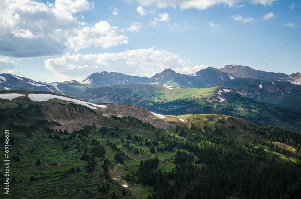 Fototapeta premium The Continental Divide in Loveland Pass, Colorado