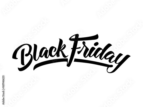 Black Friday calligraphic text