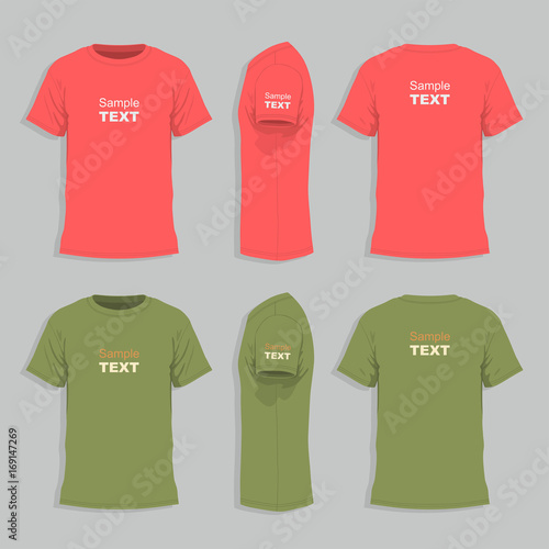 Men's t-shirt design template