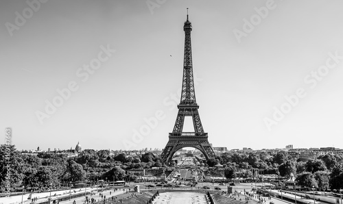 Fototapeta Naklejka Na Ścianę i Meble -  The beautiful and amazing Eiffel Tower in Paris