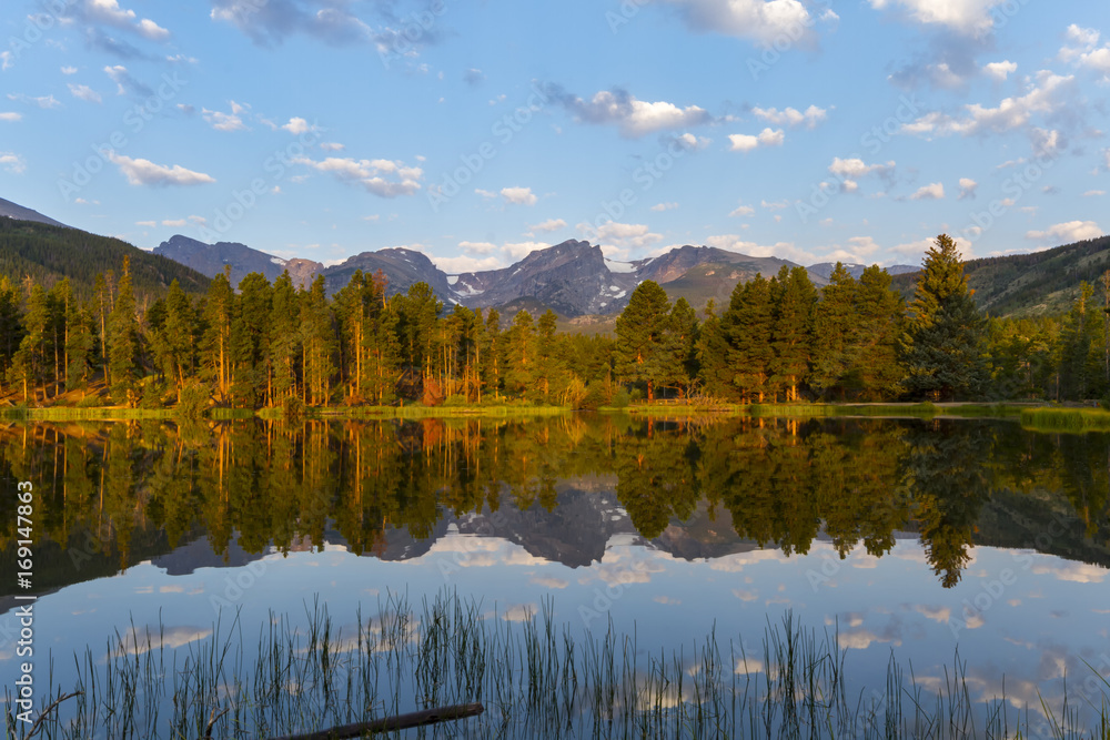 Summer Morning on Sprague Lake Rocky Mountain National Park Summer Morning on Sprague Lake Rocky Mountain National Park