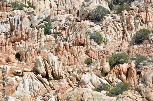 Paradiso terrestre nel Mediterraneo. Arcipelago di la Maddalena, isola Caprera photo