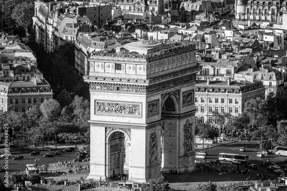 Famous Arc de Triomphe in Paris - Triumphs Arch