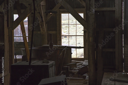 Inside Stamp Mill, Bodie, California