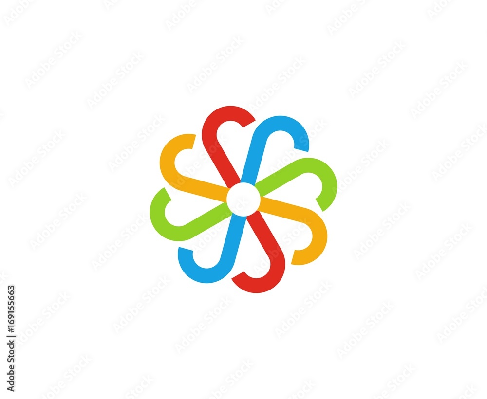 Fototapeta premium Flower logo