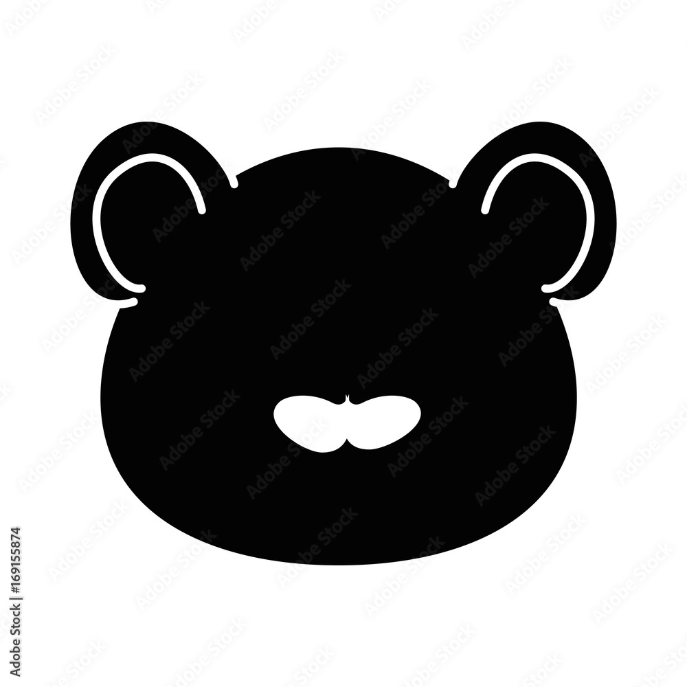 mouse animal icon over white background vector illustration mouse animal icon over white background vector illustration