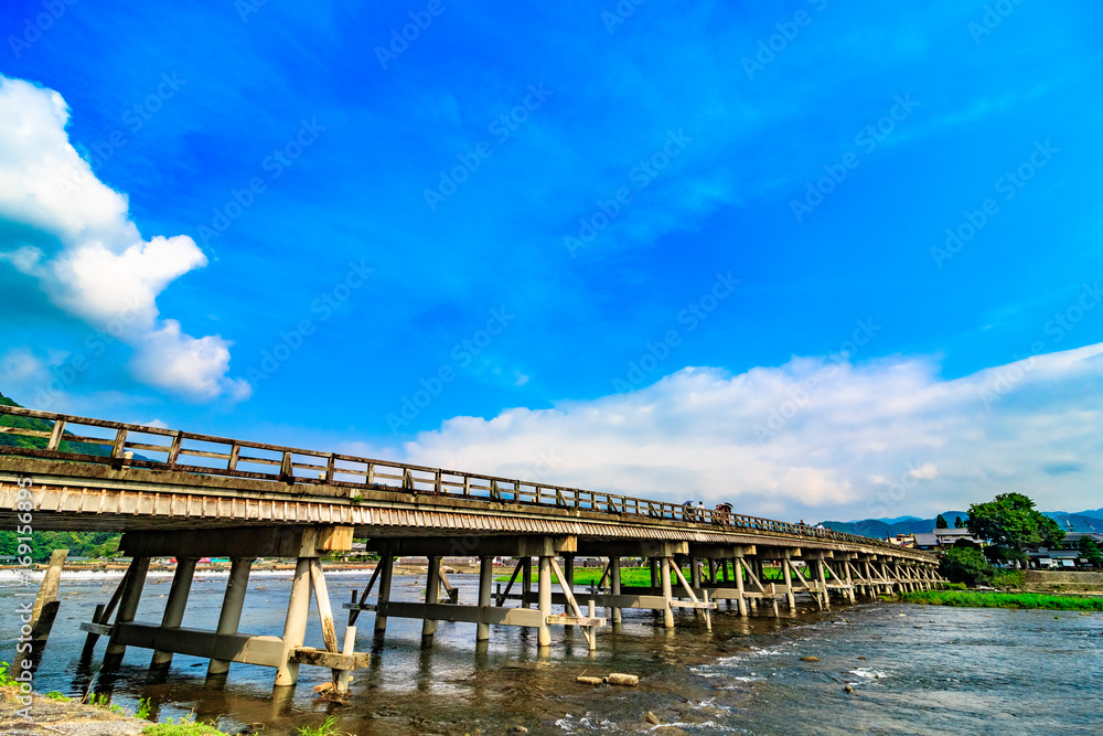 京都 嵐山 渡月橋