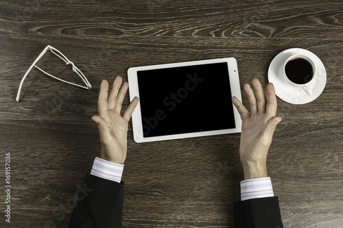 Businessman at workplace