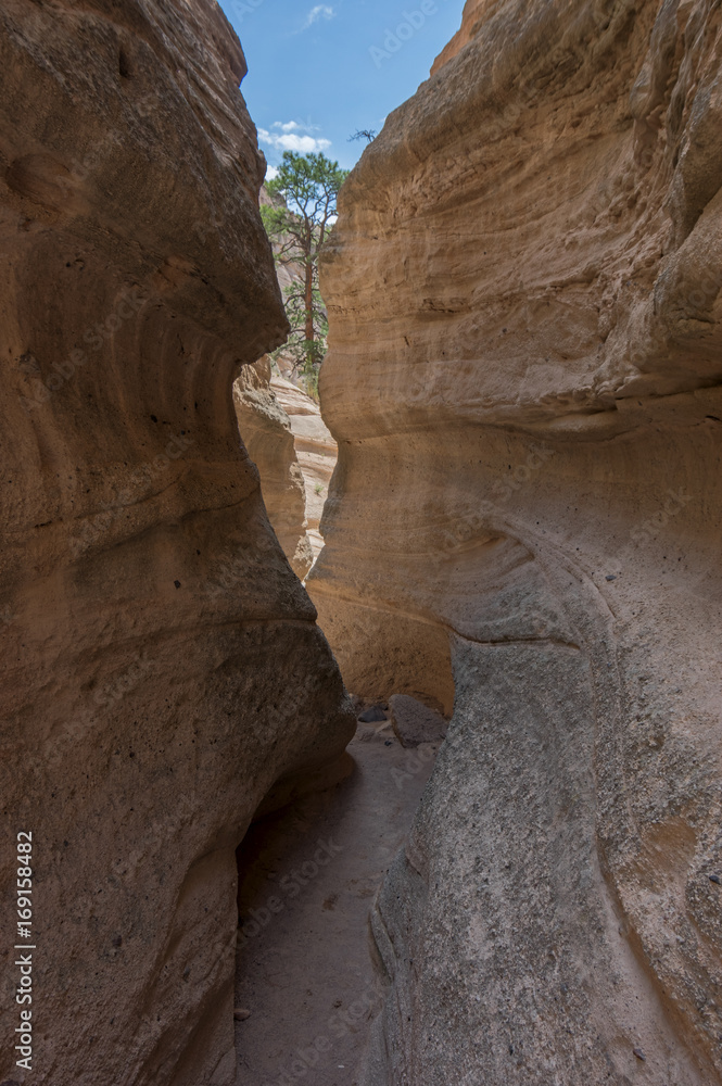 Slot Canyon at Tent Rocks