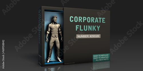 Εκτύπωση καμβά Corporate Flunky