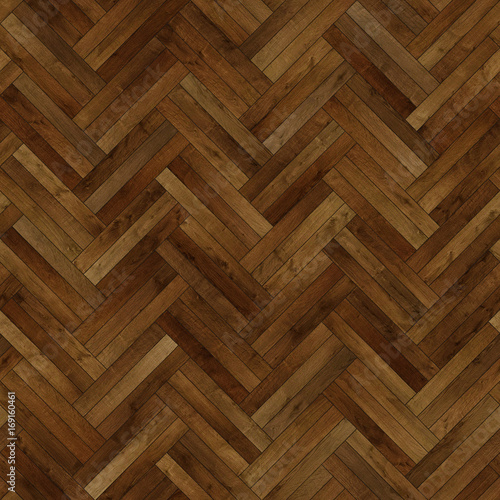 Seamless wood parquet texture herringbone brown