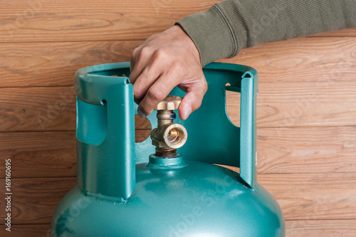 Obraz na płótnie LPG cylinder's valve