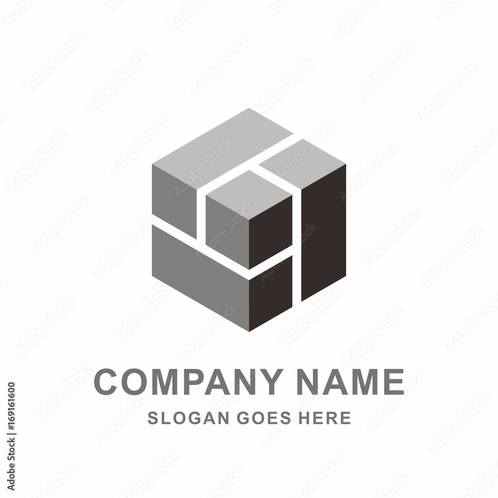 Geometric Hexagon Square Cube Space Box Architecture Interior Construction Business Company Stock Vector Logo Design Template Geometric Hexagon Square Cube Space Box Architecture Interior Construction Business Company Stock Vector Logo Design Template