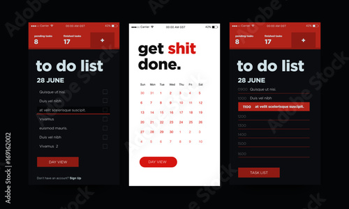 UI Elements Set Design for Smart Phones