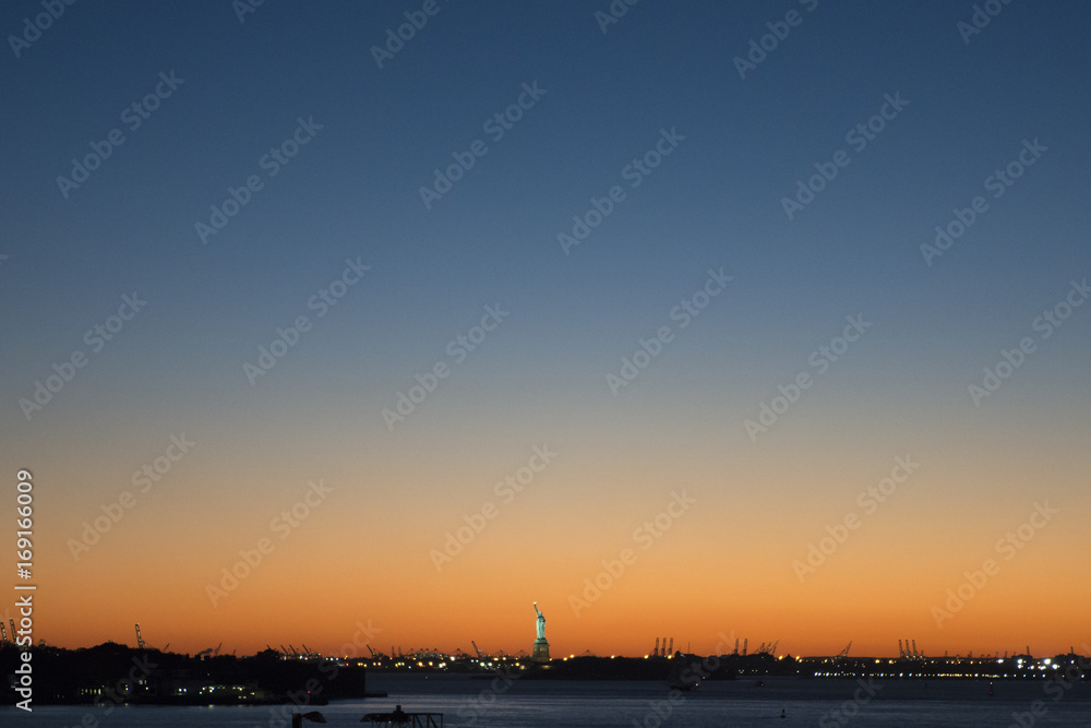 Statue of Liberty After Sunset