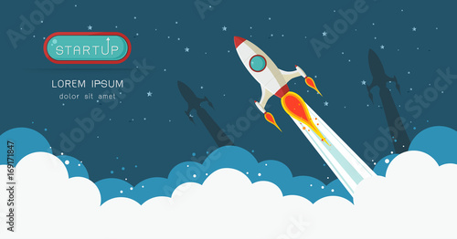  banner of Rocket launch